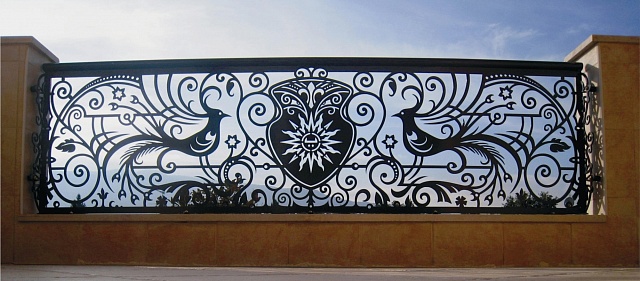 Перфорированные оградки 